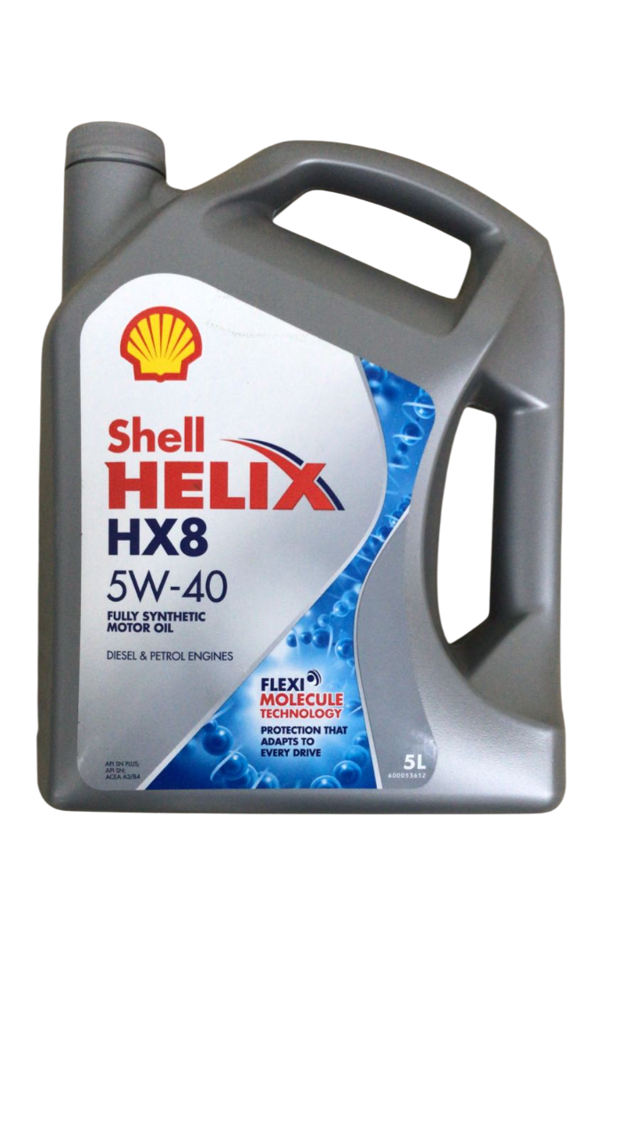 Shell Helix HX8 5W40 Synthetic 5L - DISCOVERY HARDWARE AND SPARES